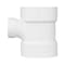 Charlotte Pipe And Foundry Charlotte Pipe Schedule 40 4 in. Hub X 4 in. D Hub PVC Sanitary Tee 1 pk PVC004011800 - alternate 3
